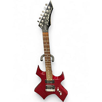 Used B.C. Rich Bronze Series Warlock RED Solid Body Electric Guitar
