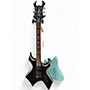 Used B.C. Rich Deluxe Series Warlock Black Solid Body Electric Guitar Black
