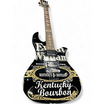 Used B.C. Rich EAGLE 1 Black and Gold Solid Body Electric Guitar