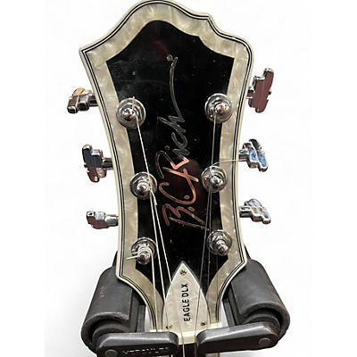 Used B.C. Rich Eagle Deluxe Black to Gold Solid Body Electric Guitar