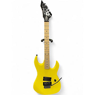 Used B.C. Rich Gunslinger Retro Yellow Solid Body Electric Guitar