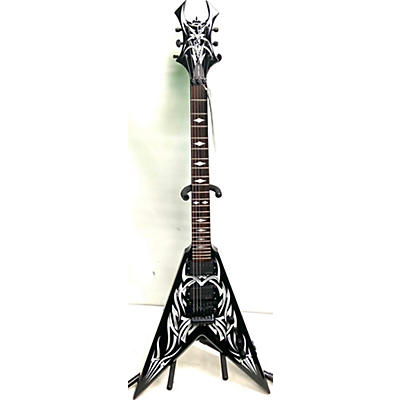 B.C. Rich Used B.C. Rich HKKVG2F Hand Crafted Kerry King Signature Speed V TRIBAL Solid Body Electric Guitar