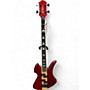 Used B.C. Rich Heritage Classic Mockingbird Bass Red Electric Bass Guitar Red
