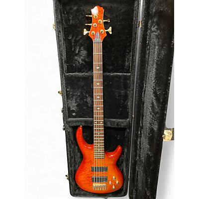 Used B.C. Rich INNOVATOR Orange Electric Bass Guitar