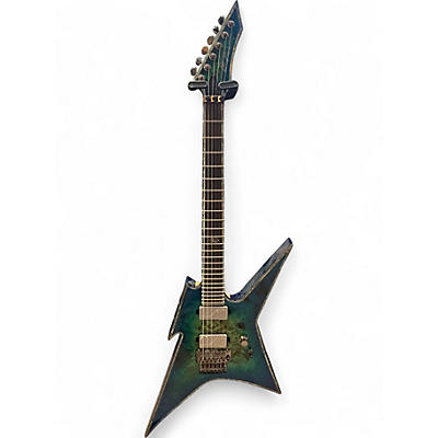 Used B.C. Rich IRONBIRD EXTREME EXOTIC CYAN Solid Body Electric Guitar