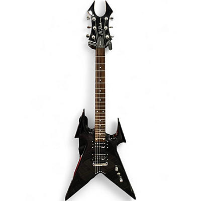Used B.C. Rich KKBEASTV Black Solid Body Electric Guitar
