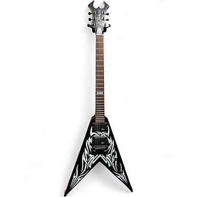 Used B.C. Rich KKV KERRY KING SIGNATURE TRIBAL BLACK TRIBAL Solid Body Electric Guitar