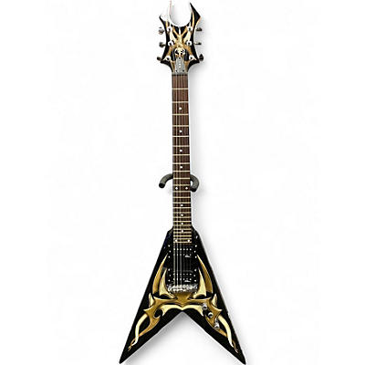 Used B.C. Rich KKVFG2 Kerry King V2 GRAPHIC BLACK Solid Body Electric Guitar