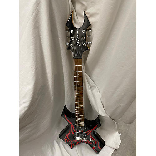 B.C. Rich Used B.C. Rich KKW Black And Red Solid Body Electric Guitar black and red