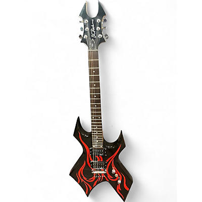 Used B.C. Rich KKW Keri King Warlock Shadow Black Solid Body Electric Guitar