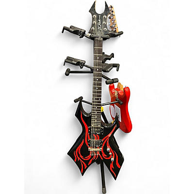 Used B.C. Rich KKW Kerry King Signature Warlock Black Solid Body Electric Guitar