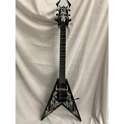 B.c. Rich Used B.C. Rich Kerry King Signature V With Kahler Tremolo Black Solid Body Electric Guitar