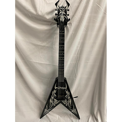 B.c. Rich Used B.C. Rich Kerry King Signature V With Kahler Tremolo Black Solid Body Electric Guitar Black