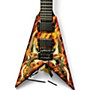 Used B.C. Rich Kerry King Signature V with Kahler Tremolo FLAME Solid Body Electric Guitar FLAME