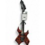 Used B.C. Rich LEGACY SERIES WARLOCK RED CRACKLE Solid Body Electric Guitar RED CRACKLE