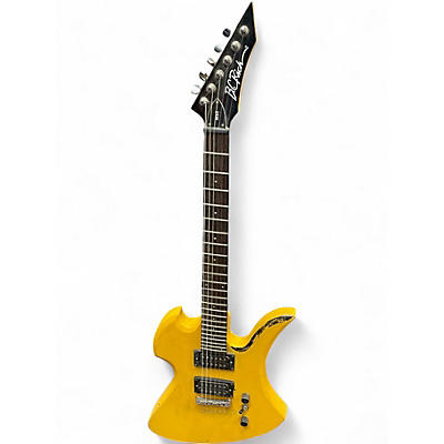 Used B.C. Rich MK1 YELLOW REFINISH Solid Body Electric Guitar