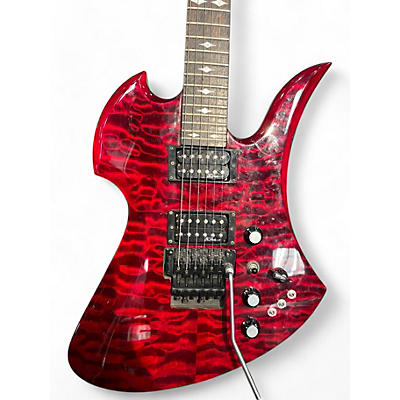 B.C. Rich Used B.C. Rich MOCKINGBIRD LEGACY ST FLOYD ROSE Trans Red Solid Body Electric Guitar