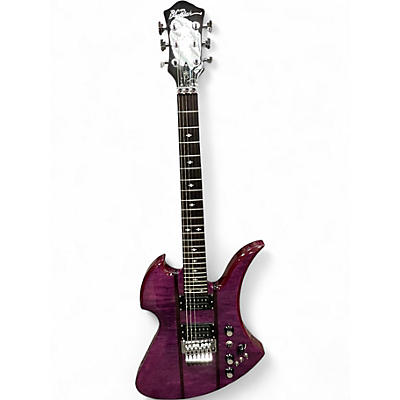 Used B.C. Rich MOCKINGBIRD LEGACY ST Trans Purple Solid Body Electric Guitar