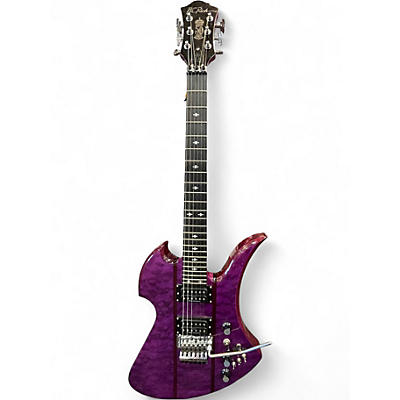 Used B.C. Rich MOCKINGBIRD LEGACY ST WITH FLOYD ROSE Purple Solid Body Electric Guitar