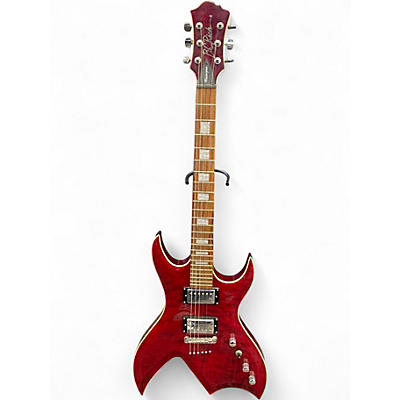 Used B.C. Rich Masterpiece Bich DRAGONS BLOOD FINISH Solid Body Electric Guitar