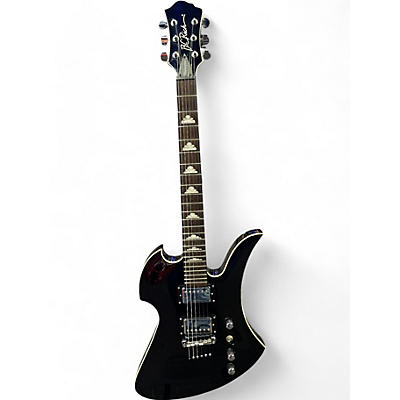 Used B.C. Rich Masterpiece Mockingbird Black Solid Body Electric Guitar