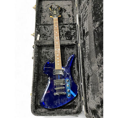 B.C. Rich Used B.C. Rich Mockingbird Acrylic Blue Solid Body Electric Guitar