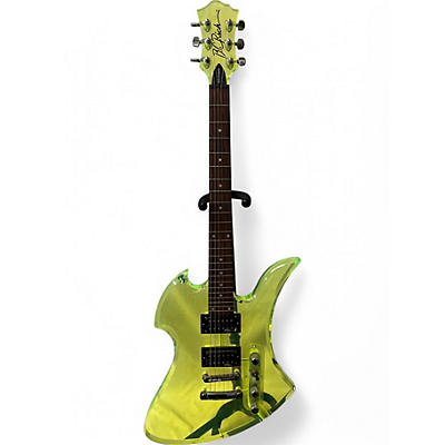 Used B.C. Rich Mockingbird Acrylic Green Solid Body Electric Guitar