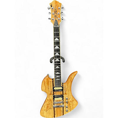 B.C. Rich Used B.C. Rich Mockingbird Exotic Classic Neck Thru Natural Solid Body Electric Guitar