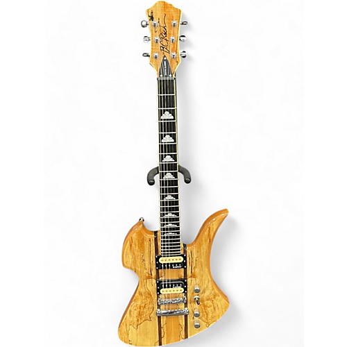 B.C. Rich Used B.C. Rich Mockingbird Exotic Classic Neck Thru Natural Solid Body Electric Guitar Natural