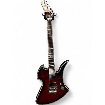 Used B.C. Rich Mockingbird Extreme Exotic Black Cherry Solid Body Electric Guitar