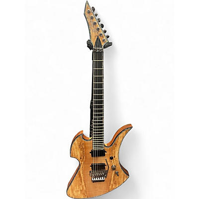 Used B.C. Rich Mockingbird Extreme Exotic Neck Thru Natural Solid Body Electric Guitar