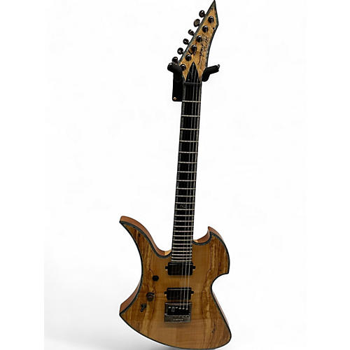 Used B.C. Rich Mockingbird Extreme Exotic with Evertune Spalted Maple Solid Body Electric Guitar Spalted Maple