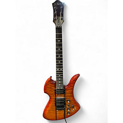 Used B.C. Rich Mockingbird ST 2 Color AMBER burst Solid Body Electric Guitar
