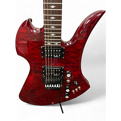 Used B.C. Rich Mockingbird ST Crimson Red Trans Solid Body Electric Guitar