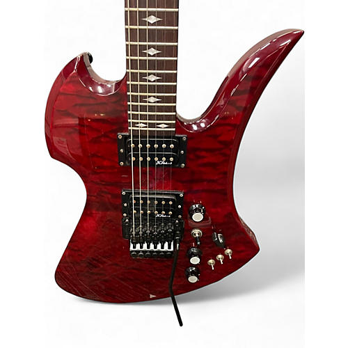 Used B.C. Rich Mockingbird ST Crimson Red Trans Solid Body Electric Guitar Crimson Red Trans