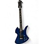 Used B.C. Rich Mockingbird ST transparent blue Solid Body Electric Guitar transparent blue