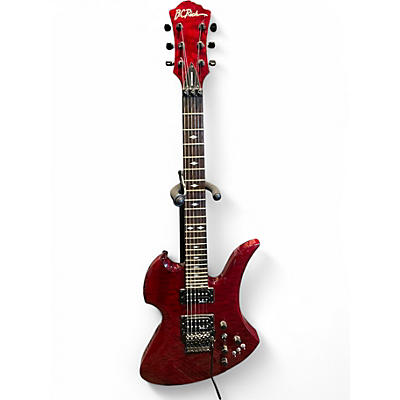 Used B.C. Rich Mockingbird STC Trans Red Solid Body Electric Guitar