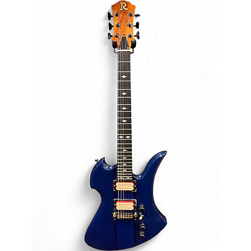Used B.C. Rich Mockingbird STQ 70's Conversion by John Moody Trans Blue Over Mahogany / Maple Solid Body Electric Guitar Trans Blue Over Mahogany / Maple