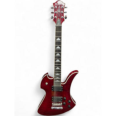 Used B.C. Rich Mockingbird Special X Red Solid Body Electric Guitar