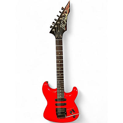 Used B.C. Rich Model STIII Red Solid Body Electric Guitar