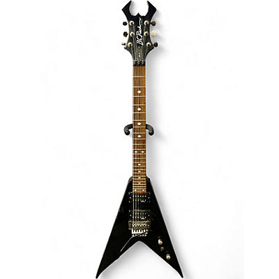Used B.C. Rich NJ Deluxe Jr V Black Solid Body Electric Guitar