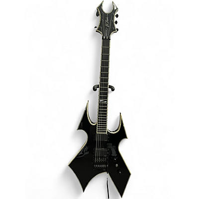 Used B.C. Rich NJ Deluxe Warbeast Black Solid Body Electric Guitar