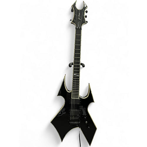 Used B.C. Rich NJ Deluxe Warbeast Black Solid Body Electric Guitar Black