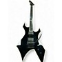 Used B.C. Rich Used B.C. Rich NJ Deluxe Warlock Black Solid Body Electric Guitar Black