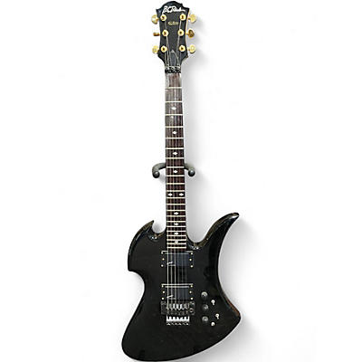 Used B.C. Rich NJ Series Mockingbird Black Solid Body Electric Guitar