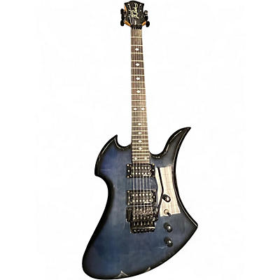 Used B.C. Rich NJ Series Mockingbird Blue Solid Body Electric Guitar