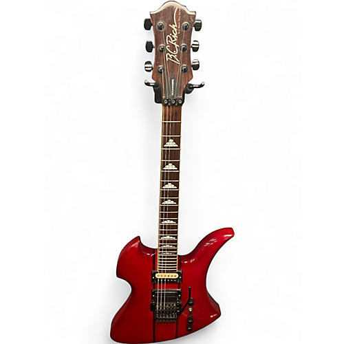 Used B.C. Rich NJ Series Mockingbird Crimson Red Burst Solid Body Electric Guitar Crimson Red Burst