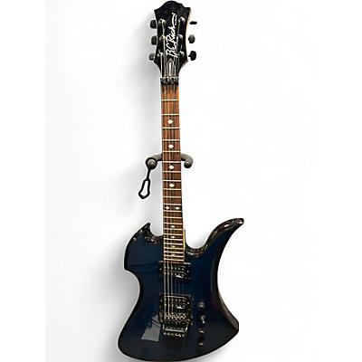 Used B.C. Rich NJ Series Mockingbird Dark Blue Solid Body Electric Guitar
