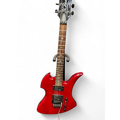 Used B.C. Rich NJ Series Mockingbird Red Solid Body Electric Guitar