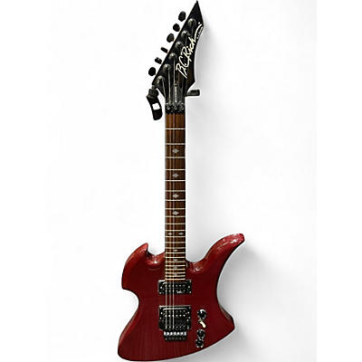 Used B.C. Rich NJ Series Mockingbird Red Solid Body Electric Guitar